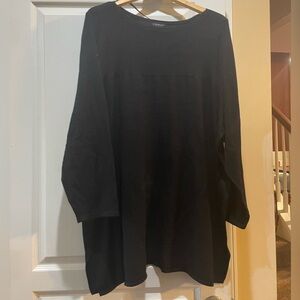 Lane Bryant black knit top. Excellent condition. Plus size 26/28